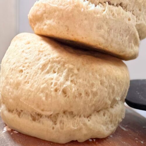 biscuits stacked on top of each other
