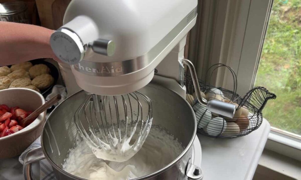 finished whipped topping